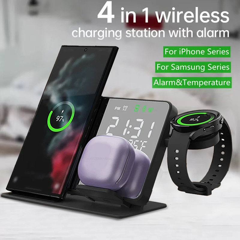 Iwatch Smartwatch - Wireless Charger Alarm Clock Stand Fast