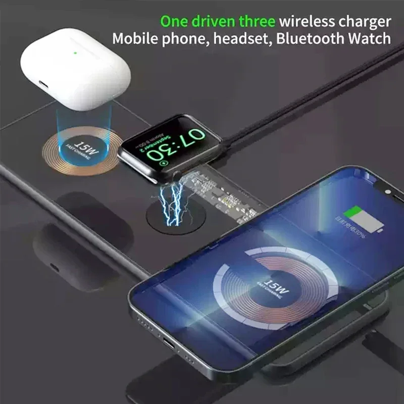Watch 7 Smartwatch Iphone - 3 in 1 15W Magnetic Dual
