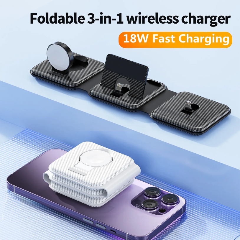 Watch 7 Smartwatch Iphone - 18W 3 In 1 Magnetic Wireless