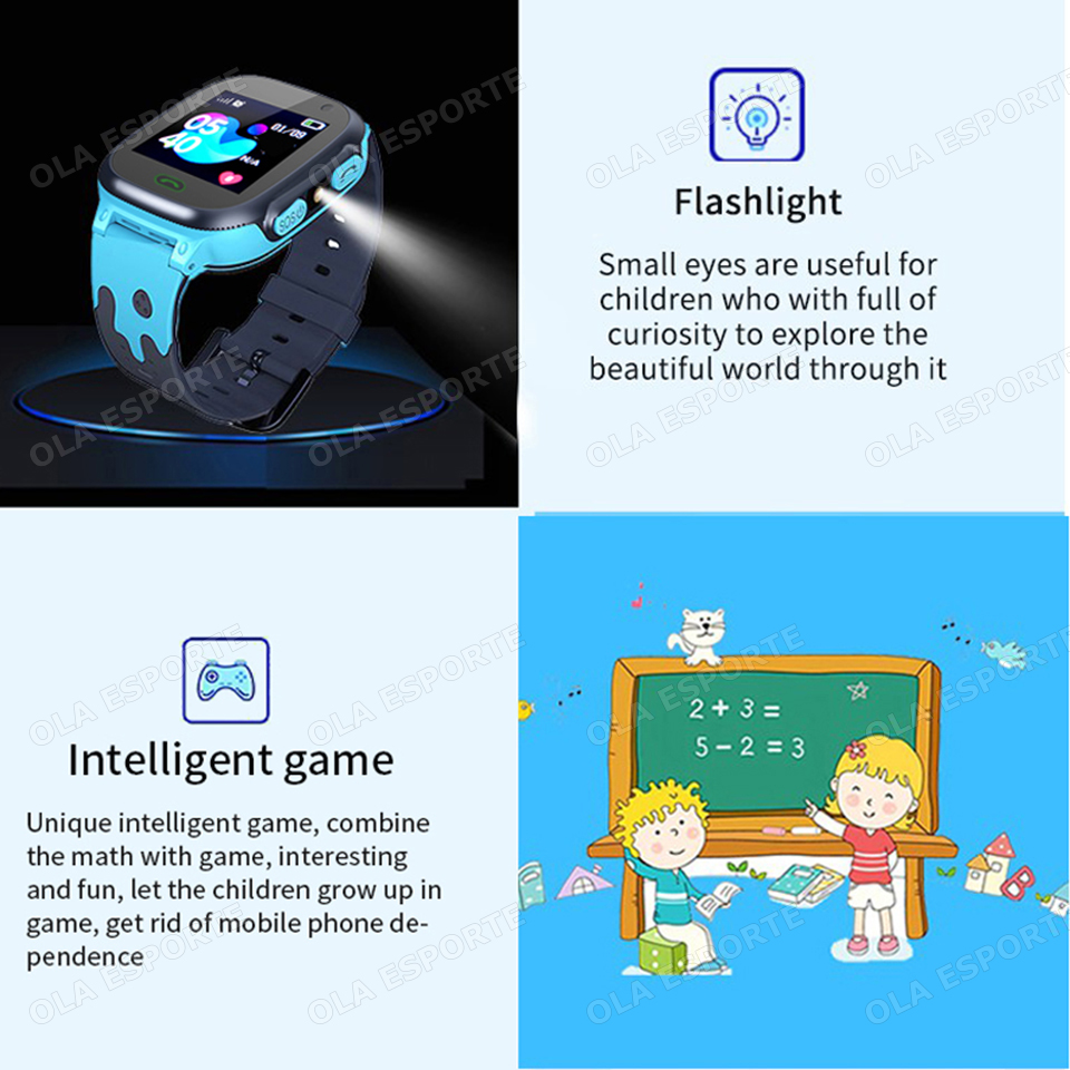 New Kids Smart Watch Child HD  - огляд і ціна Smartwatch Watches For Kid Boy With Gps