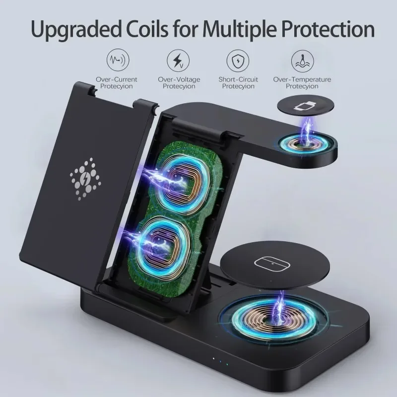 Travel 4 in 1 Wireless Charger - огляд і ціна Iwatch Smartwatch