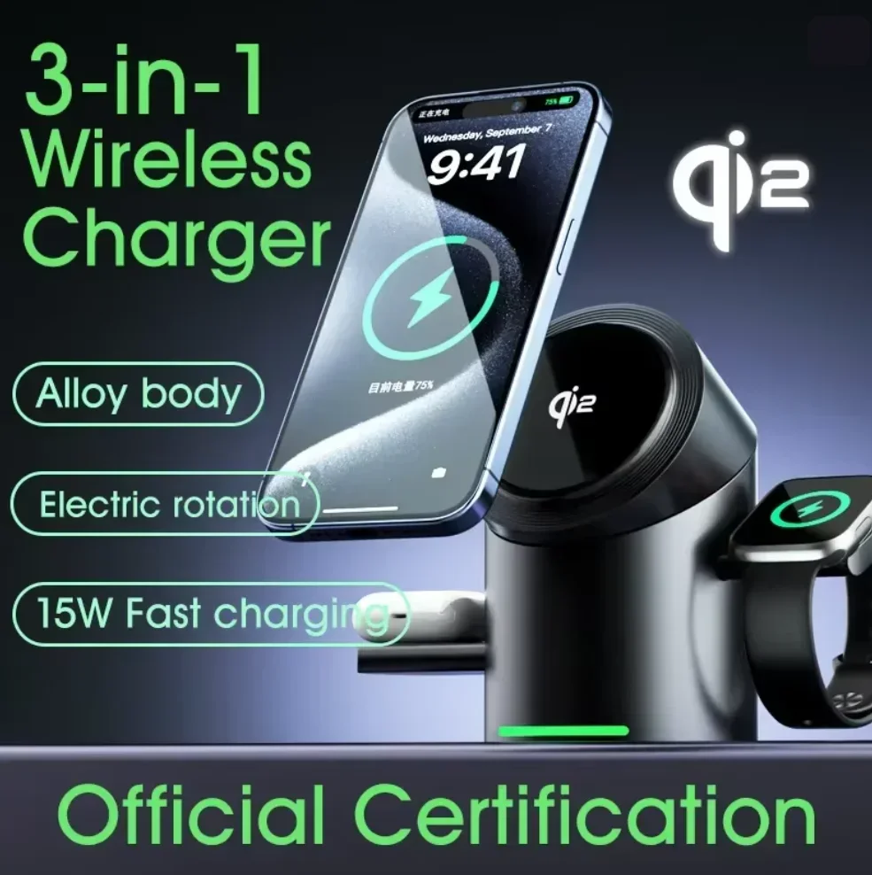 2026 Upgraded Touch Button Qi2 - огляд і ціна Iwatch Smartwatch