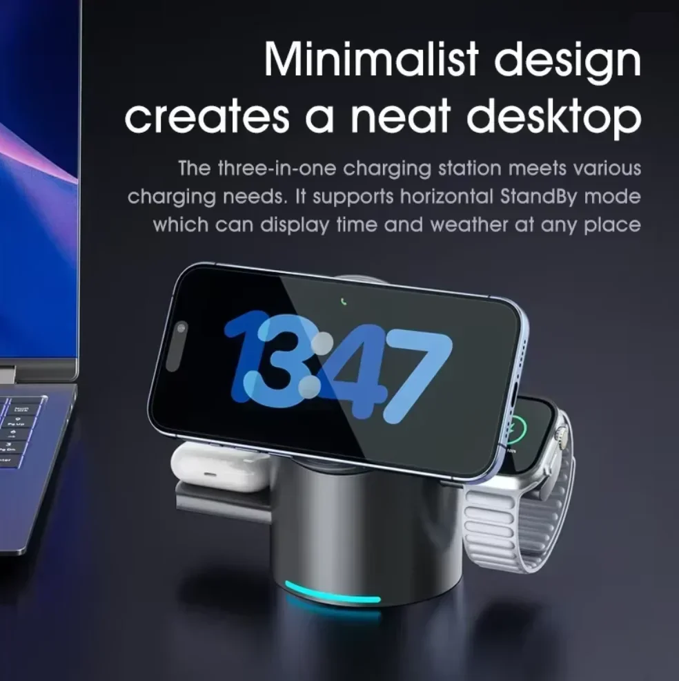 2026 Upgraded Touch Button Qi2 - огляд і ціна Iwatch Smartwatch