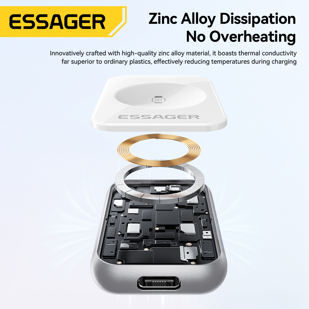 Essager 5W Magnetic Wireless C - огляд і ціна Watch 7 Smartwatch Iphone