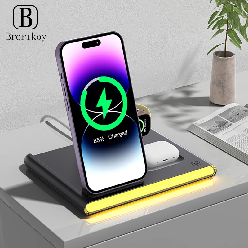 4in1 Foldable Magnetic Wireles - огляд і ціна Iwatch Smartwatch