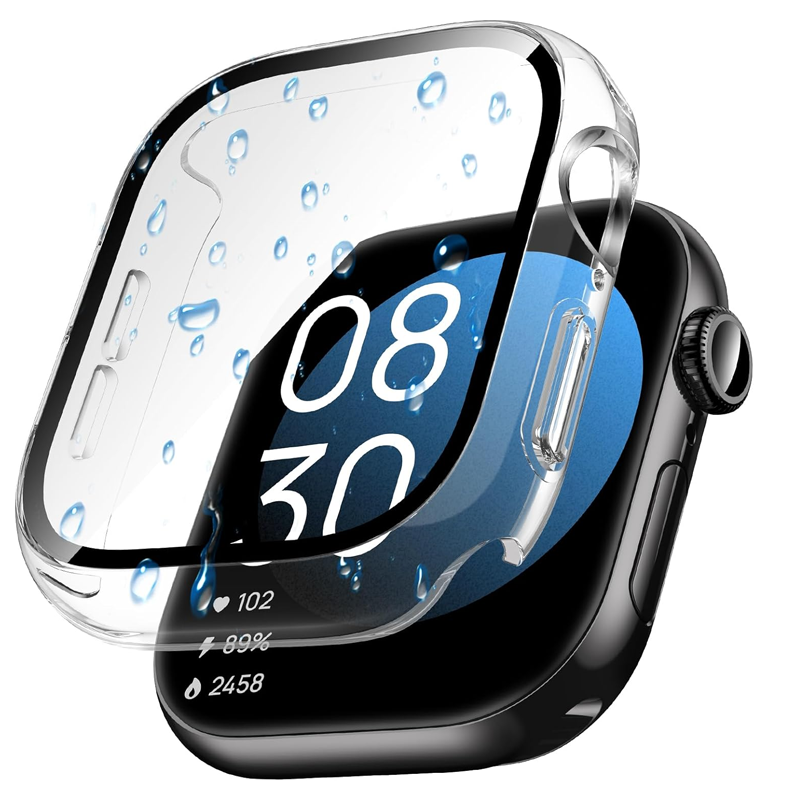 Glass+Case For Apple Watch 44m - огляд і ціна Iwatch Smartwatch Series 7