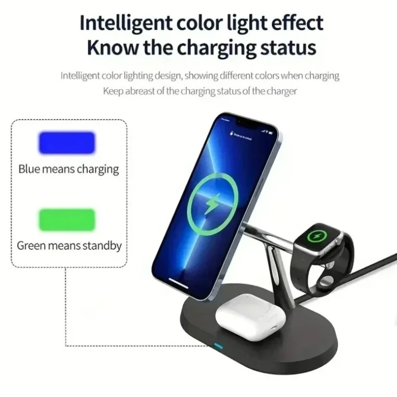 3 In 1 Opansten Magnetic Wirel - огляд і ціна Iwatch Smartwatch