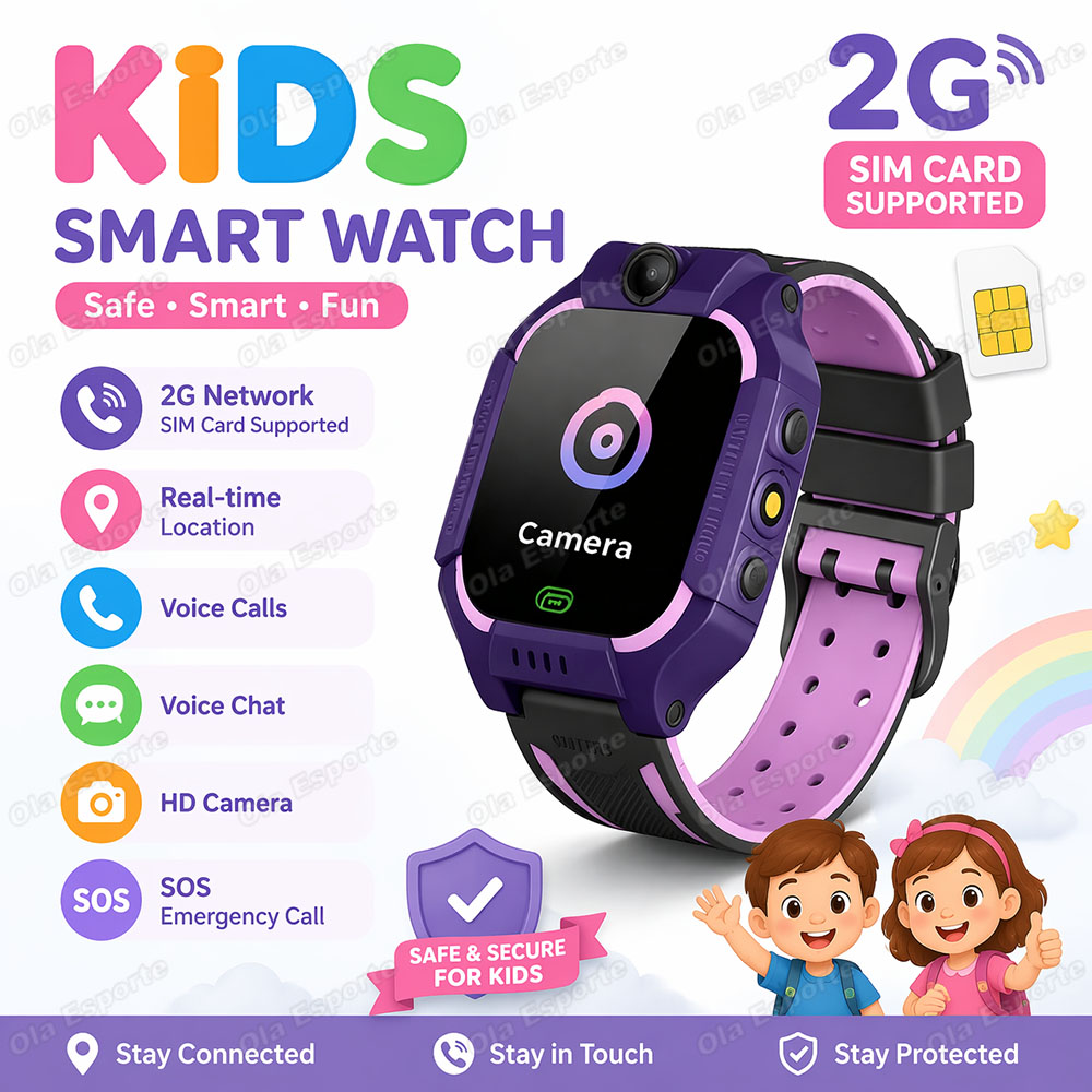 Kids Smart Watch SIM Card GPS  - огляд і ціна Smartwatch Watches For Kid Boy With Gps