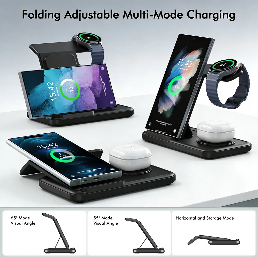 3 IN 1 Wireless Charger Statio - огляд і ціна Watch 7 Smartwatch Iphone