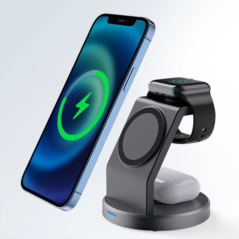3 In 1 Wireless Charger Stand  - огляд і ціна Iwatch Smartwatch