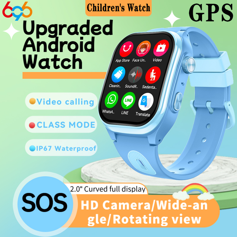 Kids 4G Smart Phone Watches 2+ - огляд і ціна Smartwatch Watches For Kid Boy With Gps