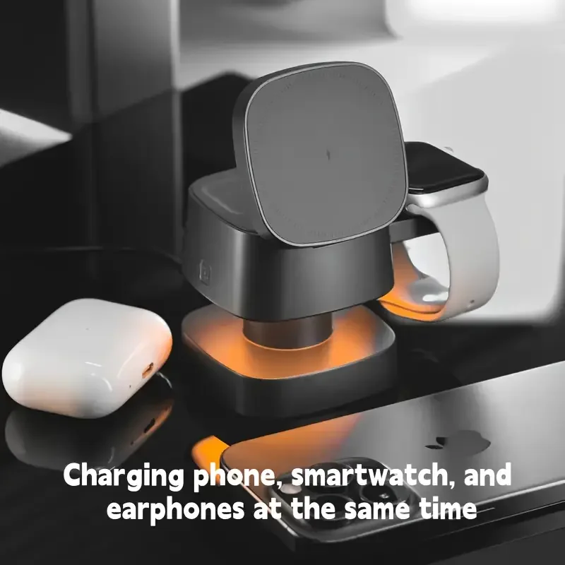 Magnetic 3 in 1 Wireless Charg - огляд і ціна Watch 7 Smartwatch Iphone