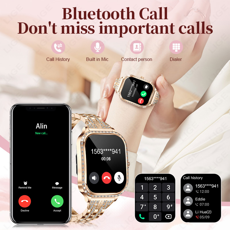 LIGE Smart Watch Women Waterpr - огляд і ціна Smartwatch Ladies Watches For Women