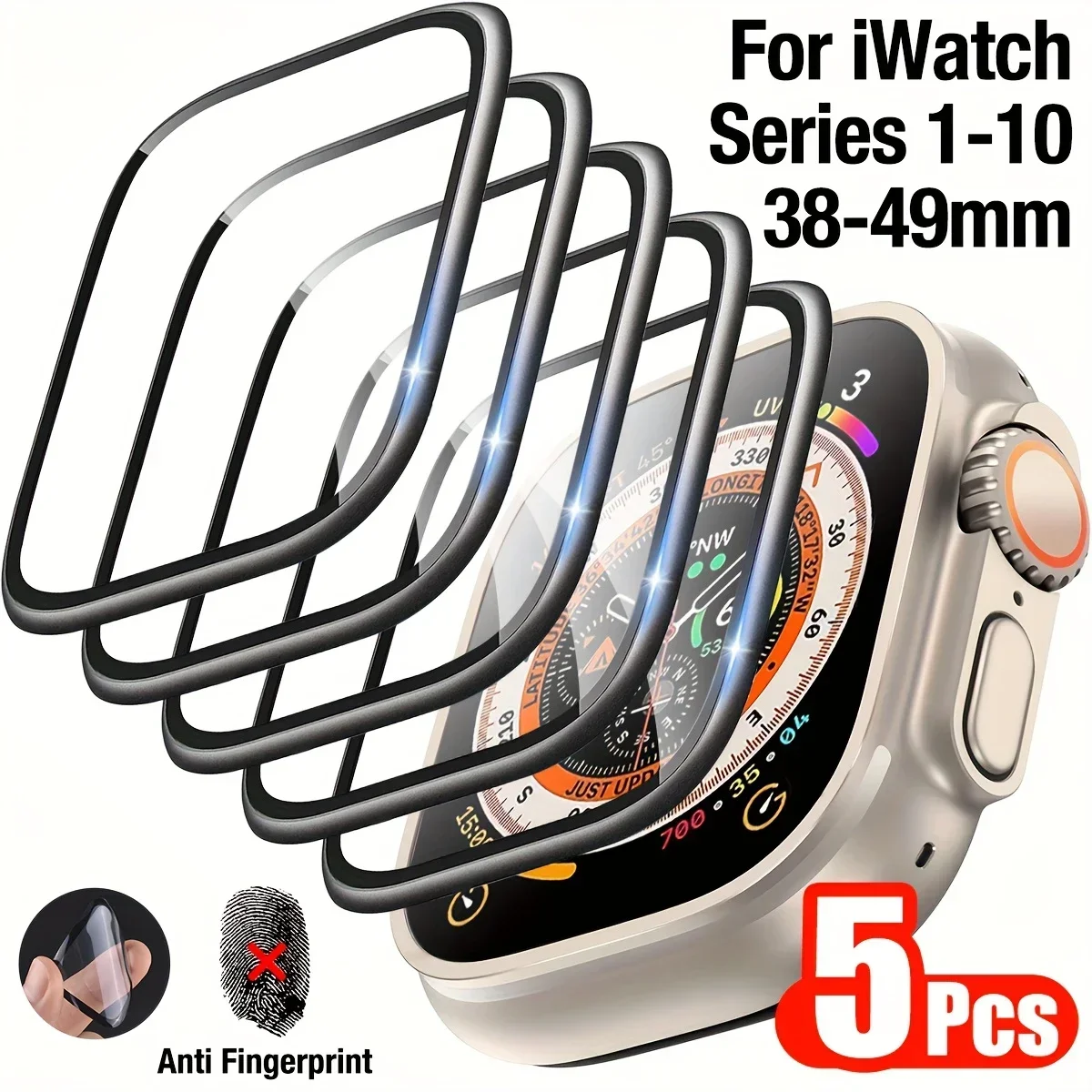 1-5pcs Anti-scratch Film For A - огляд і ціна Iwatch Smartwatch