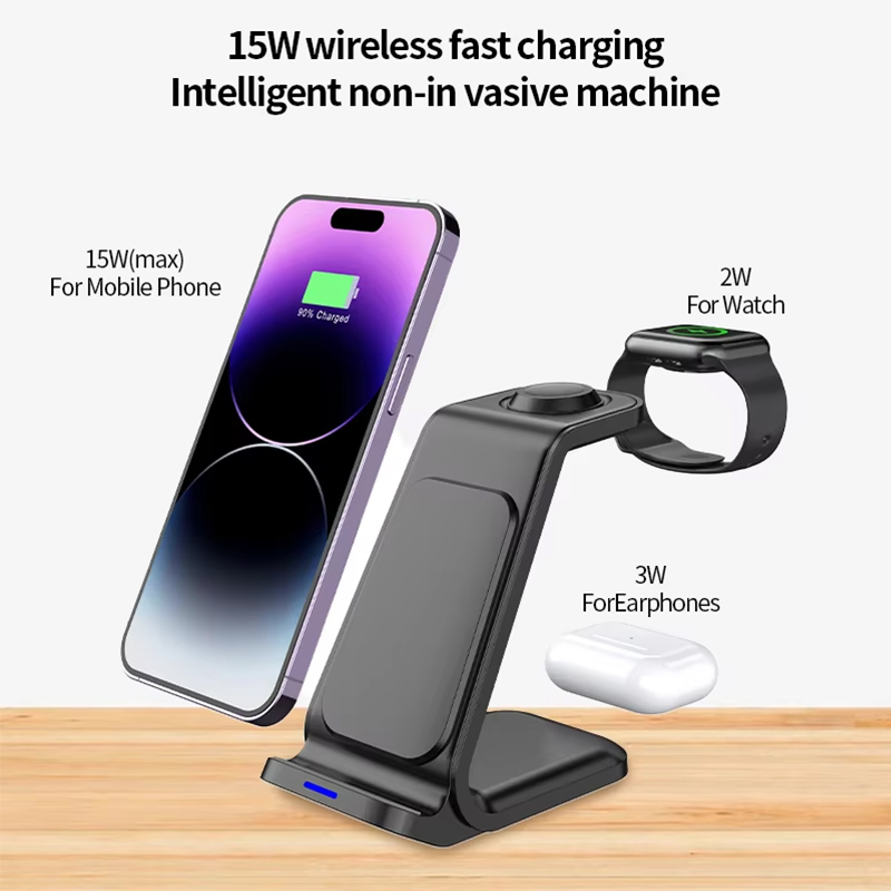 15W 3 in 1 Wireless Charger St - огляд і ціна Watch 7 Smartwatch Iphone